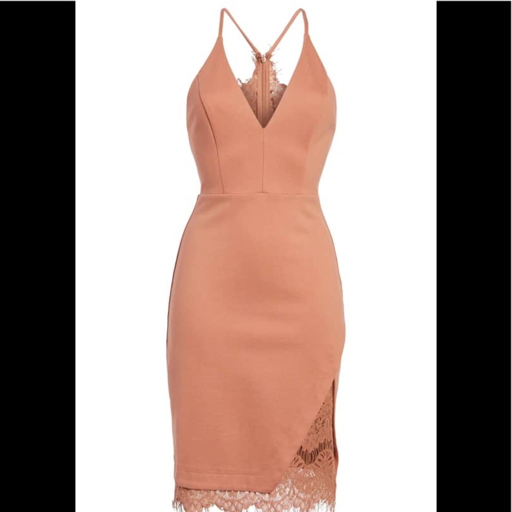 Lace Body Con Dress